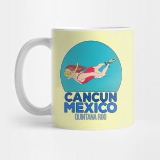 Cancun Snorkeling Mexico Mug